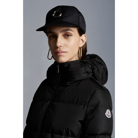 2022 MONCLER Cardoncelle Short Down Jacket Womens Waist Down Puffer Coat Winter Outerwear Black