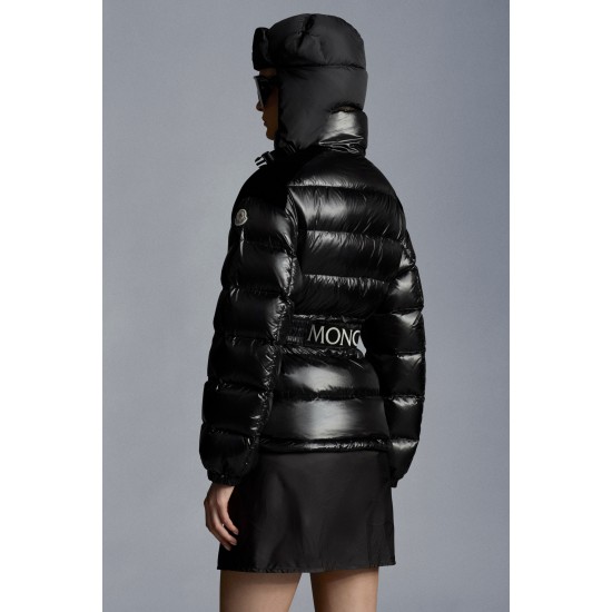 2022 MONCLER Celepine Short Down Jacket Womens Waist Down Puffer Coat Winter Outerwear Black