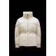 2022 MONCLER Clypeole Short Down Jacket Womens Waist Down Puffer Coat Winter Outerwear White