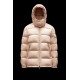 2022 MONCLER Maire Short Down Jacket Womens Hooded Down Puffer Coat Winter Outerwear Pink