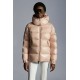 2022 MONCLER Maire Short Down Jacket Womens Hooded Down Puffer Coat Winter Outerwear Pink