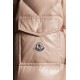 2022 MONCLER Maire Short Down Jacket Womens Hooded Down Puffer Coat Winter Outerwear Pink