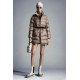 2022 Moncler Abricotier Parka Long Down Jacket Women Down Puffer Coat Winter Outerwear Oatmeal Beige