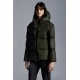 2022 Moncler Asaret Short Down Jacket Women Down Puffer Coat Winter Outerwear Dark Army Green