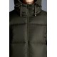 2022 Moncler Asaret Short Down Jacket Women Down Puffer Coat Winter Outerwear Dark Army Green