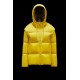 2022 Moncler Asaret Short Hooded Down Jacket Women Down Puffer Coat Winter Outerwear Yellow