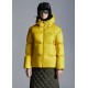 2022 Moncler Asaret Short Hooded Down Jacket Women Down Puffer Coat Winter Outerwear Yellow