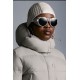 2022 Moncler Avoine Short Down Jacket Women Down Puffer Coat Winter Outerwear Light Grey