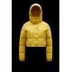 2022 Moncler Avoine Short Down Jacket Women Down Puffer Coat Winter Outerwear Sulphur Yellow