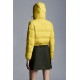 2022 Moncler Avoine Short Down Jacket Women Down Puffer Coat Winter Outerwear Sulphur Yellow