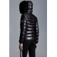 2022 Moncler Badyfur Collar Short Down Jacket Women Down Puffer Coat Winter Outerwear Black