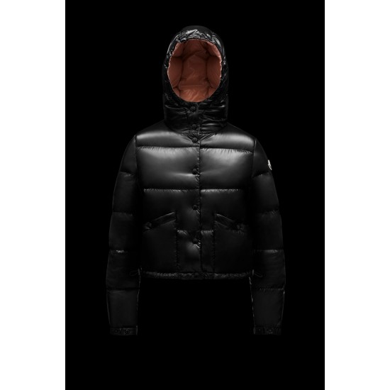 2022 Moncler Bardanette Short Down Jacket Women Down Puffer Coat Winter Outerwear Black