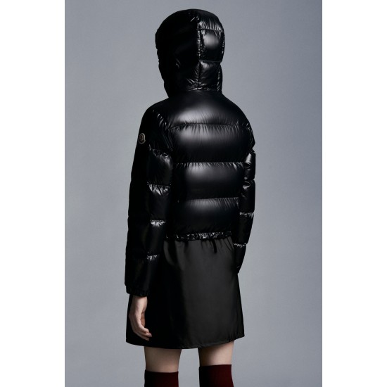 2022 Moncler Bardanette Short Down Jacket Women Down Puffer Coat Winter Outerwear Black