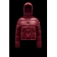 2022 Moncler Bardanette Short Down Jacket Women Down Puffer Coat Winter Outerwear Garnet Red