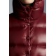 2022 Moncler Bardanette Short Down Jacket Women Down Puffer Coat Winter Outerwear Garnet Red