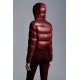 2022 Moncler Bardanette Short Down Jacket Women Down Puffer Coat Winter Outerwear Garnet Red