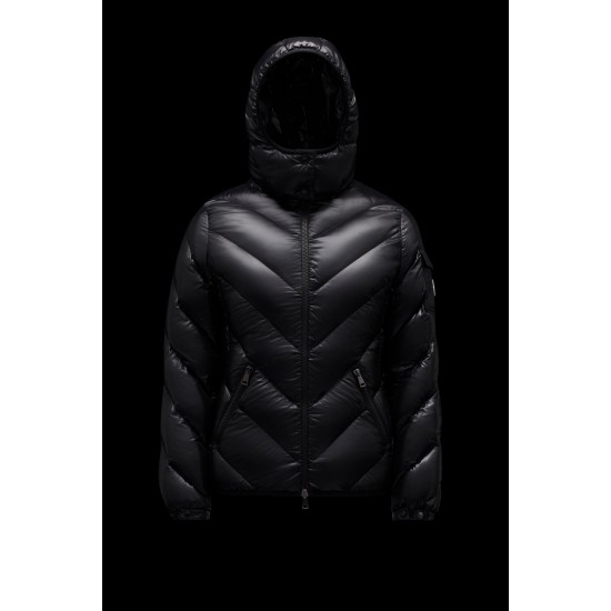 2022 Moncler Brouel Short Down Jacket Women Down Puffer Coat Winter Outerwear Black