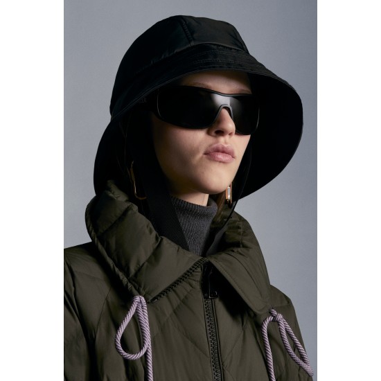 2022 Moncler Caprier Parka Long Down Jacket Women Down Puffer Coat Winter Outerwear Army Green