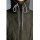 2022 Moncler Caprier Parka Long Down Jacket Women Down Puffer Coat Winter Outerwear Army Green