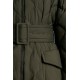 2022 Moncler Caprier Parka Long Down Jacket Women Down Puffer Coat Winter Outerwear Army Green