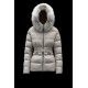 2022 Moncler Cardamine Fur Collar Short Down Jacket Women Down Puffer Coat Winter Outerwear Metallic Gold