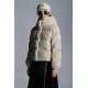 2022 Moncler Daos Short Hooded Down Jacket Women Down Puffer Coat Winter Outerwear White