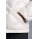 2022 Moncler Egilope Short Down Jacket Women Down Puffer Coat Winter Outerwear White