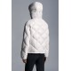 2022 Moncler Egilope Short Down Jacket Women Down Puffer Coat Winter Outerwear White