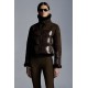 2022 Moncler Epiaire Short Down Jacket Women Down Puffer Coat Winter Outerwear Dark Brown