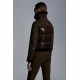 2022 Moncler Epiaire Short Down Jacket Women Down Puffer Coat Winter Outerwear Dark Brown