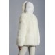 2022 Moncler Epilobe Short Down Jacket Women Down Puffer Coat Winter Outerwear Silk White