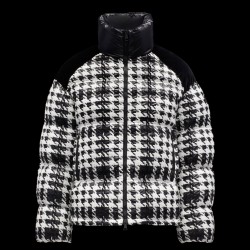 2022 Moncler Erine Short Down Jacket Women Down Puffer Coat Winter Outerwear Black White