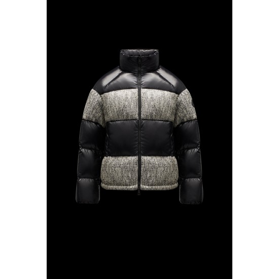 2022 Moncler Erine Short Down Jacket Women Down Puffer Coat Winter Outerwear Grey Black