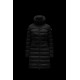 2022 Moncler Flammette Parka Long Down Jacket Women Down Puffer Coat Winter Outerwear Black