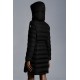 2022 Moncler Flammette Parka Long Down Jacket Women Down Puffer Coat Winter Outerwear Black