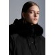 2022 Moncler Fragon Parka Long Down Jacket Women Down Puffer Coat Winter Outerwear Black