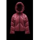 2022 Moncler Frele Short Hooded Down Jacket Women Down Puffer Coat Winter Outerwear Cherry Pink