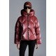 2022 Moncler Frele Short Hooded Down Jacket Women Down Puffer Coat Winter Outerwear Cherry Pink