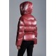 2022 Moncler Frele Short Hooded Down Jacket Women Down Puffer Coat Winter Outerwear Cherry Pink