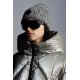 2022 Moncler Frele Short Hooded Down Jacket Women Down Puffer Coat Winter Outerwear Light Grey