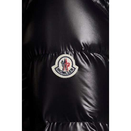 2022 Moncler Fulmarus Parka Fur Collar Hooded Long Down Jacket Women Down Puffer Coat Winter Outerwear Black