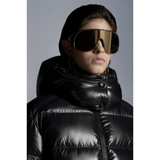 2022 Moncler Fustet Short Down Jacket Women Down Puffer Coat Winter Outerwear Black