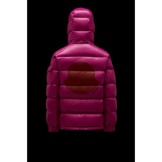 2022 Moncler Fustet Short Down Jacket Women Hooded Down Puffer Coat Winter Outerwear Pink