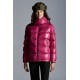 2022 Moncler Fustet Short Down Jacket Women Hooded Down Puffer Coat Winter Outerwear Pink