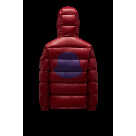 2022 Moncler Fustet Short Down Jacket Women Hooded Down Puffer Coat Winter Outerwear Red