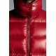 2022 Moncler Fustet Short Down Jacket Women Hooded Down Puffer Coat Winter Outerwear Red