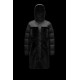 2022 Moncler Gaudine Parka Hooded Long Down Jacket Women Down Puffer Coat Winter Outerwear Black