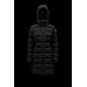 2022 Moncler Gie Parka Long Down Jacket Women Hooded Down Puffer Coat Winter Outerwear Black