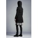 2022 Moncler Gie Parka Long Down Jacket Women Hooded Down Puffer Coat Winter Outerwear Black