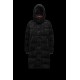 2022 Moncler Hainardia Parka Hooded Long Down Jacket Women Down Puffer Coat Winter Outerwear Black